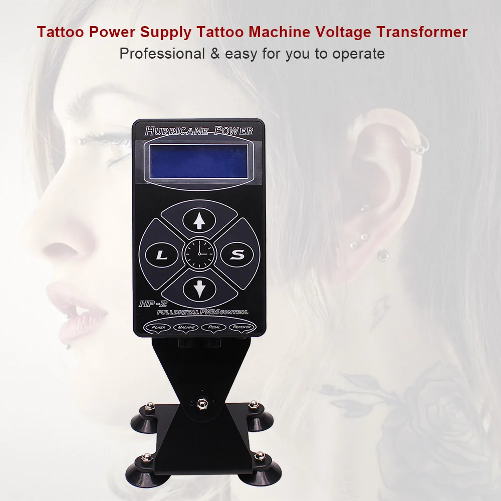 Hp-2 Hurricane Tattoo power supply Upgrade tattoo поставки машина для интеллектуального цифрового ЖК-макияжа двойной мощный пистолет для татуировок набор