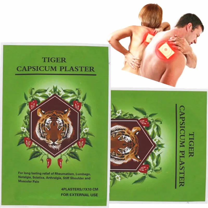 

40pcs/lot tiger hot capsicum plaster/ Capsicum Patch with free shipping