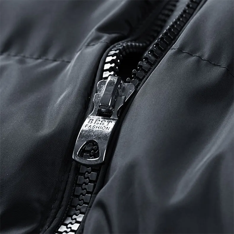 Men Jacket Coats Windproof Winter Warm Long Padded Coat Men Autumn Youth Thick Velvet Hooded Jacket Male Drop-ship Plus Size 4XL 11