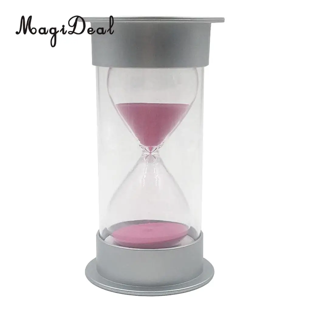 MagiDeal 10/15/20 Sec 2 Minutes Colorful Sandglass Hourglass Sand Clock Home Decor Shelf Display Timer Kids Xmas Gift