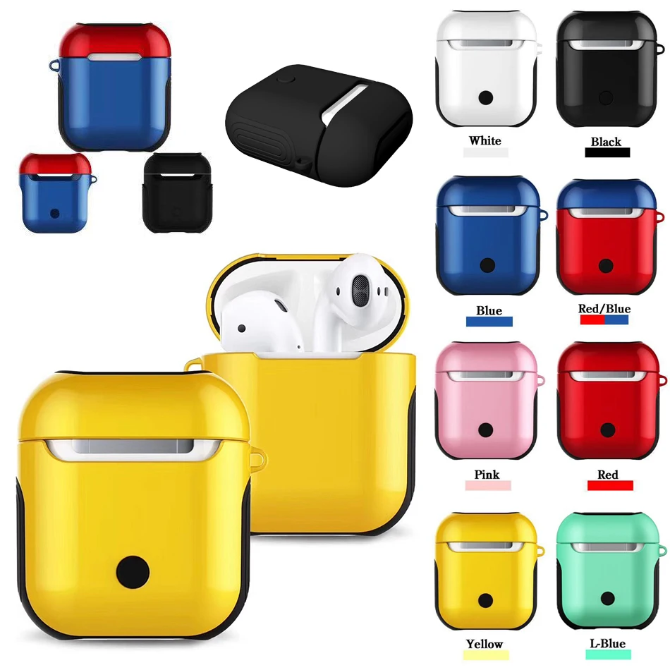 

For AirPods Case 3 in 1 Bluetooth Wireless Earphone Case For Apple Airpods Protective Cover Matte Skin Accessories Charging Box