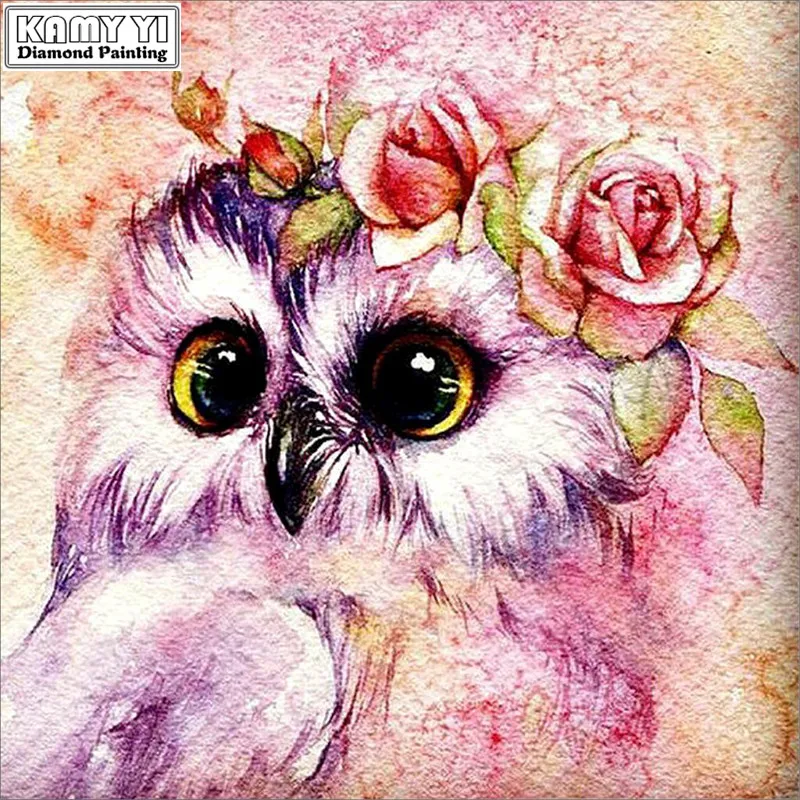 DIY-5D-Diamond-Painting-Animal-Owl-Cross-Stitch-Mosaic-diamond-embroidery-Needlework-Patterns-Rhinestone-Home-decor