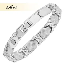 Vivari дамы Магнитный серебряный цвет браслет для женщин классический браслет цепочка 5 шт. магниты браслет, украшение, подарок браслет Шарм