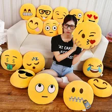 emoji pillow cushion decoration decorative pillows Smiley Face Pillow emoticons cushions smile emoji pad
