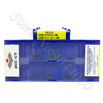 

DCMT070204-HM YBC252 10pcs/box New original cutting tool carbide insert for CNC