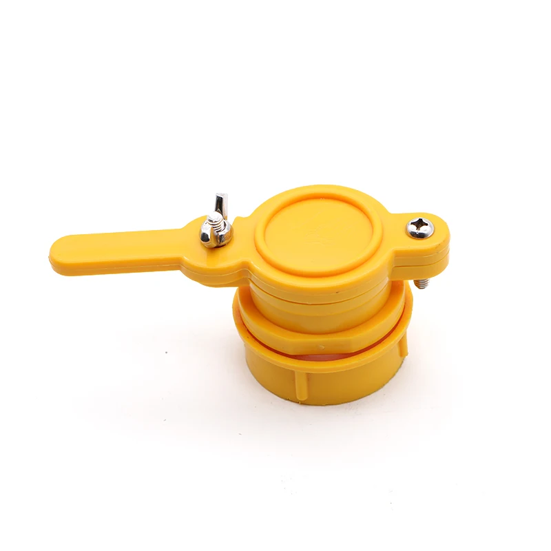 Beefun ABS пластиковый клапан с задвижкой для меда нейлоновый медовый экстрактор потока порт пчелиный мед кран Пчеловодство розлива инструмент клапан устройство для извлечения меда - Цвет: Цвет: желтый