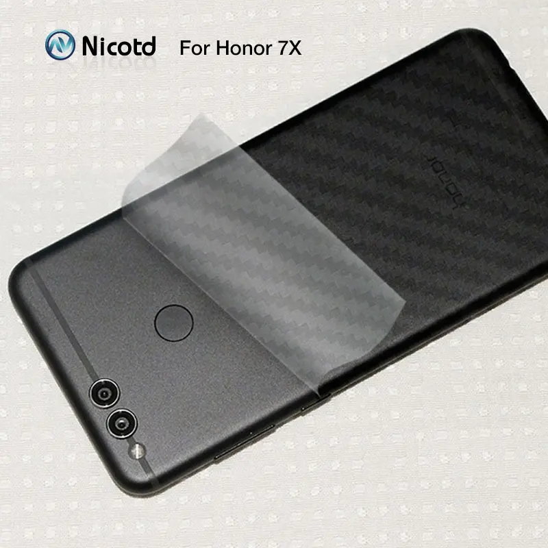 Nicotd для Huawei P30 P20 Pro P20Lite 3D защита от отпечатков пальцев из углеродного волокна