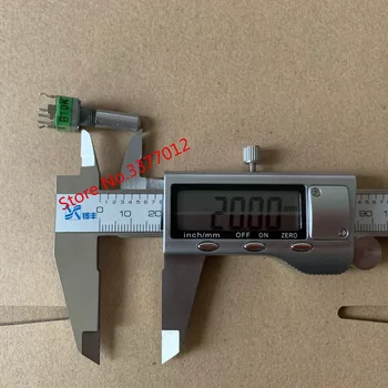 

5pcs Taiwan ALPHA Alfa type 09 precision potentiometer, single B10K, half shaft, long 20MM belt, central positioning point