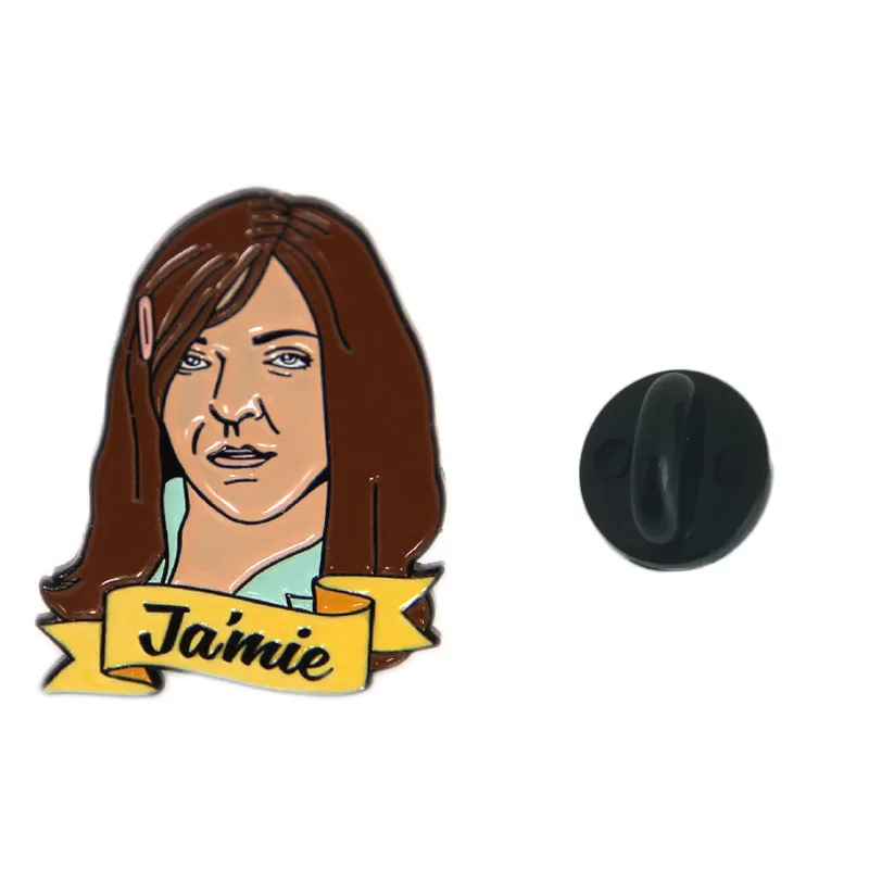 

Blackpot Jaimie Brooch and Enamel Pins Cartoon Figure Jaimie Alexander Lapel Pins