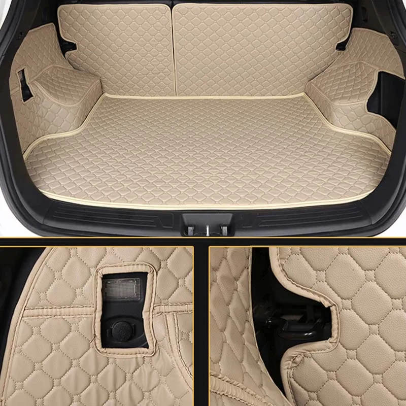 Super fiber leather Car Trunk Mat Car Tail Box Pad for VOLVO C30 S40