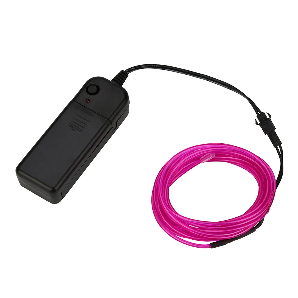 3M Battery Operated Luminescent Neon LED Lights Glow EL Wire usb sata cable usb riser card rj45