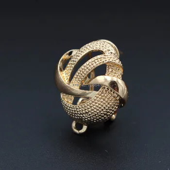 

Hollow Earring Post with Loop Clip Stud Earrings Accessories DIY Findings Vintage Earrings for Women Pearls 19*22mm