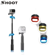 SHOOT 19 49cm Portable for Gopro Selfie Stick Extend Monopod For Gopro Hero 5 4 HERO5