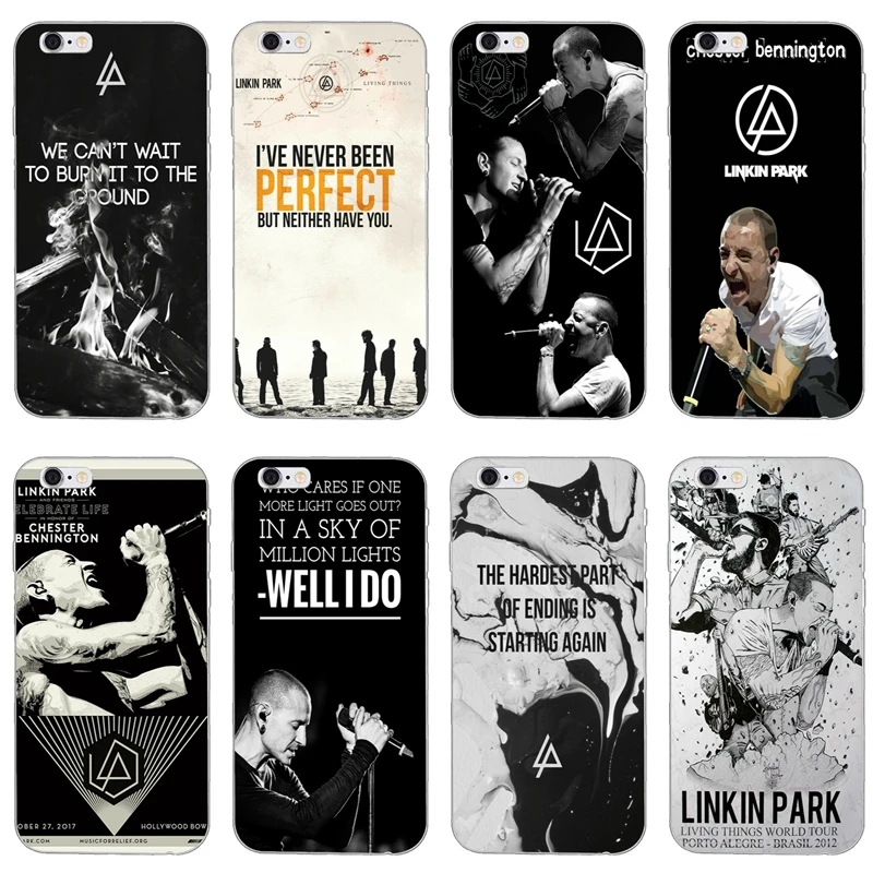 

For Samsung Galaxy Note 9 8 5 S10 S9 S8 S7 S6 edge Plus Lite S5 S4 S3 mini case linkin park Chester Bennington Soft phone cover