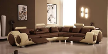 

High quality living room sofa genuine leather sofa