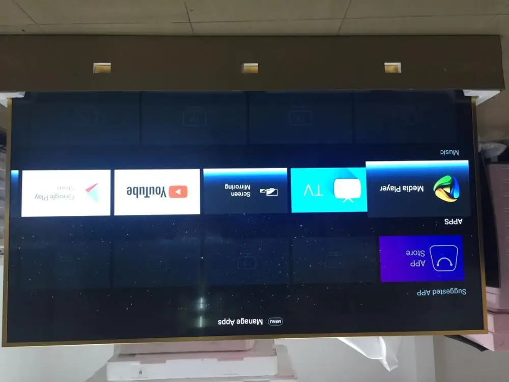 Wifi android DLED TV A grade 4K 50 inch 1+8G smart television TV