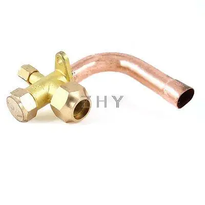 

100mm Long5/8"PT Inlet 3 Way Bend Flare Tube Split Valve for Air Conditioner