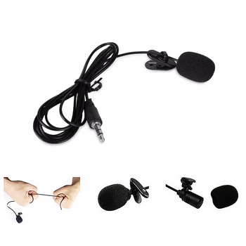 

Universal Portable 3.5mm Mini Headset Microphone Lapel Lavalier Clip Microphone for Lecture Teaching Conference Guide Studio Mic