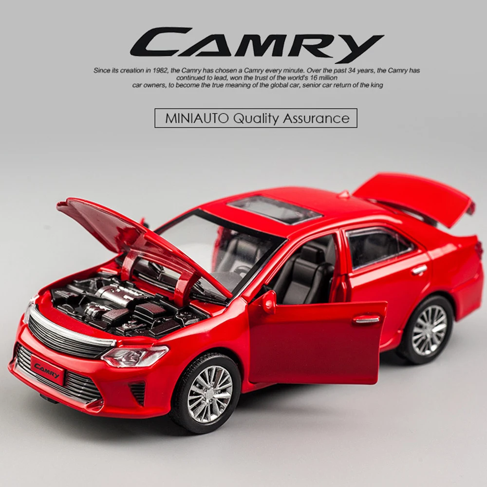 Модель автомобиля KIDAMI 1:32 Toyota Camry литая игрушечная машинка из сплава детские