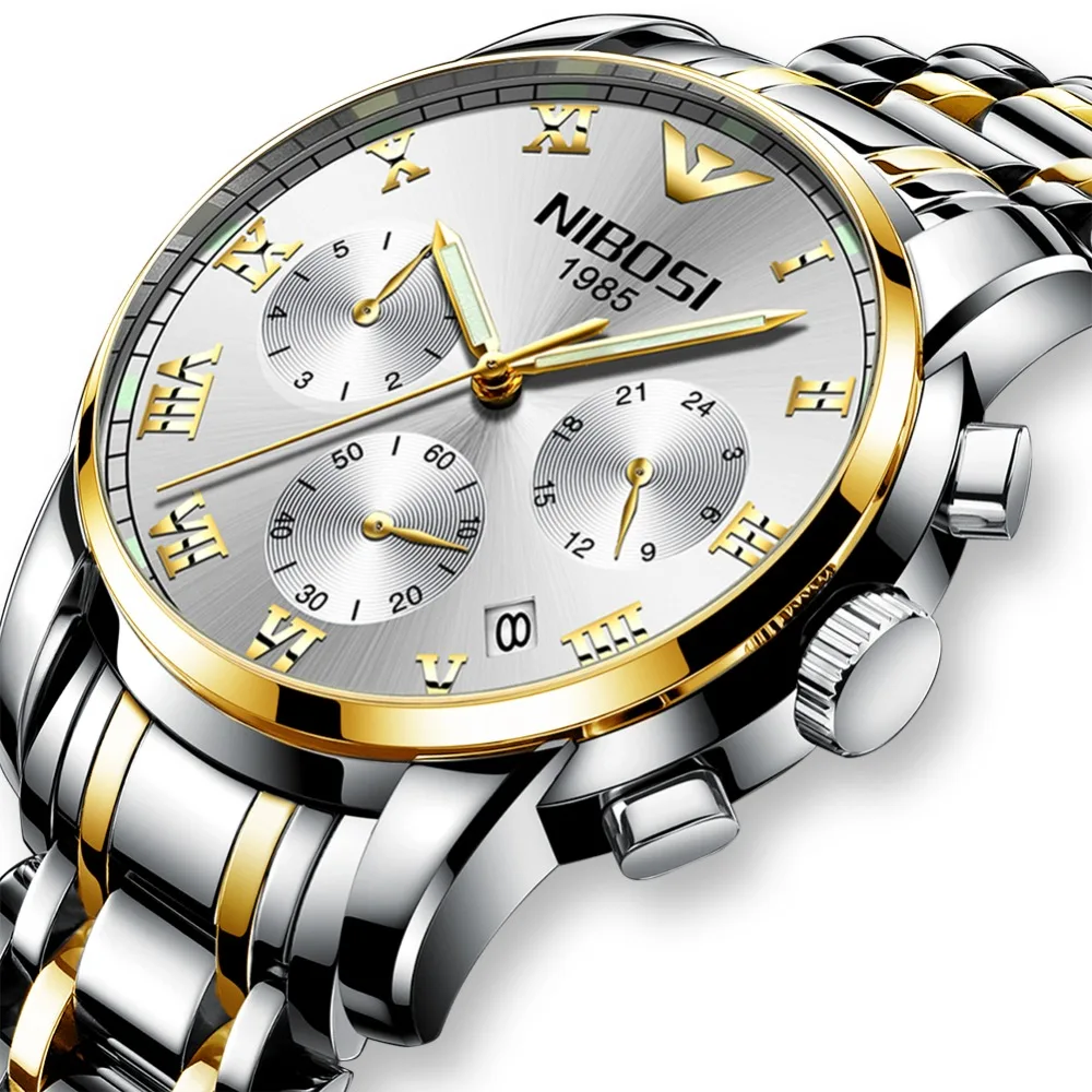

Men's Watches Luxury Watch Waterproof 30M Military Quartz Wristwatches Dress Chronograph For Men