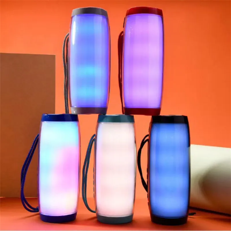 Waterproof  Bluetooth Wireless Speaker  led Light sports loudspeaker music columns With TF mp3 player for phone xiaomi lordzmix (22)