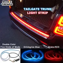 Ice Blue Red Flexible font b LED b font font b Strip b font Flowing Rear