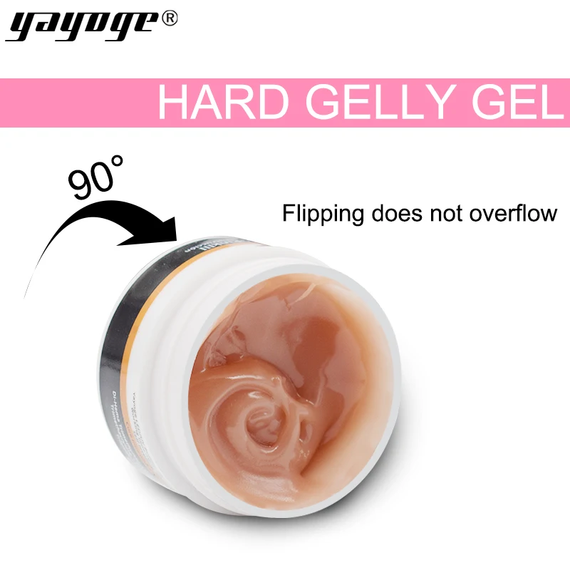 Yayoge poly builder gel barniz de uñas arte de construcción rápida puntas de dedo UV Led gel para uñas extensión gelatina dura gel laca