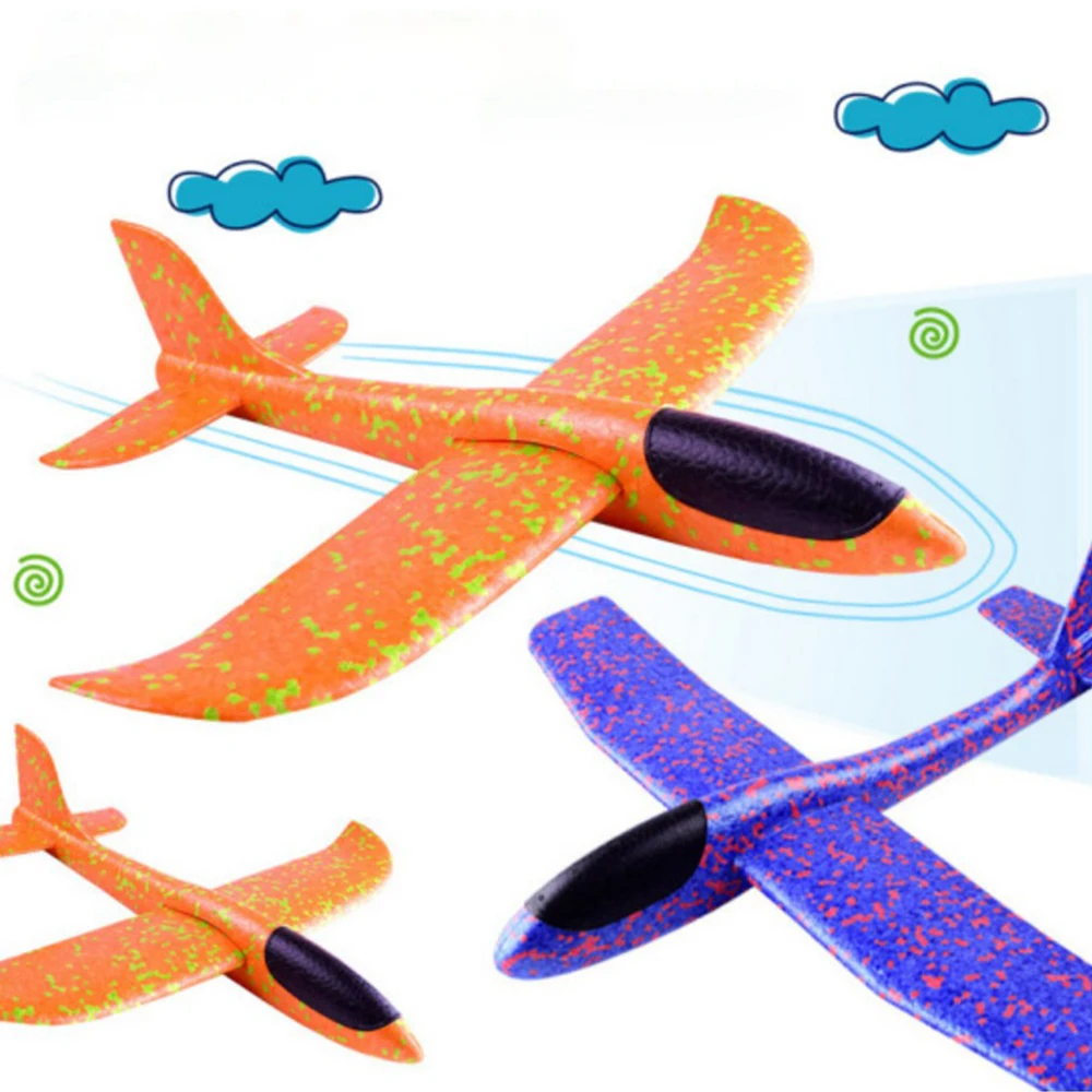 DIY детские игрушки рука бросить Летающий планер самолеты пены модель аэроплана вечерние мешок наполнители Летающий планер самолет игрушки