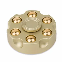 30 шт/лот револьвер пуля латунный ручной Спиннер Tri Fight стальной Шар Настольная игрушка EDC дети/взрослые