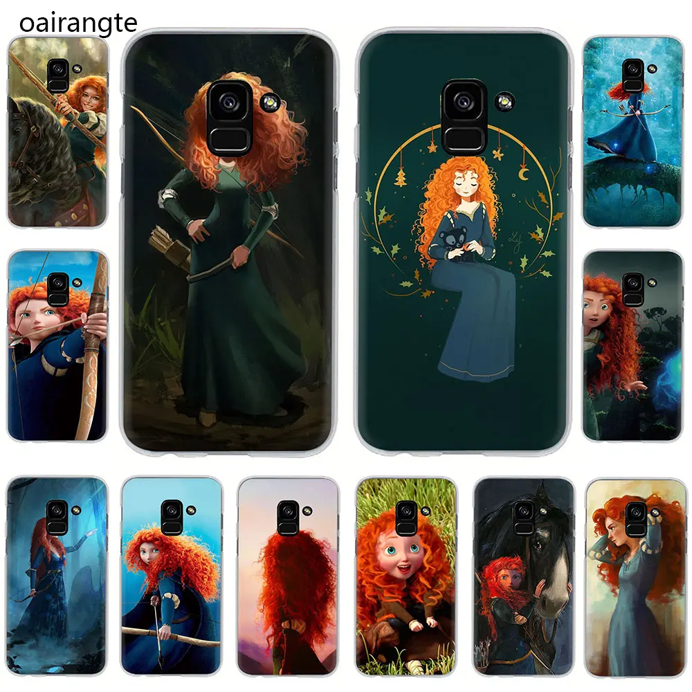 

cartoon Brave Merida Hard phone cover case for Samsung Galaxy A3 5 2017 A6 7 8 9 2018 A10S 20S 30S 40S 50S 60 70