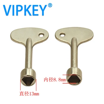 

Triangle hole train blank key