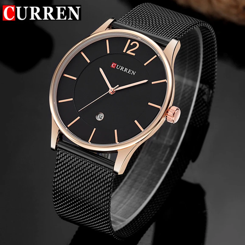 

Men Watches Top Brand Luxury CURREN Watches Men Clock Man Ultra Thin Full Steel Business Male Quartz Watch Relogios Masculino