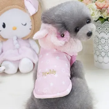

Lovely Dog Clothes Winter Pet Clothing for Small Dogs Coat Hoodie Warm Puppy Down Jacket Chihuahua Clothes 12by25