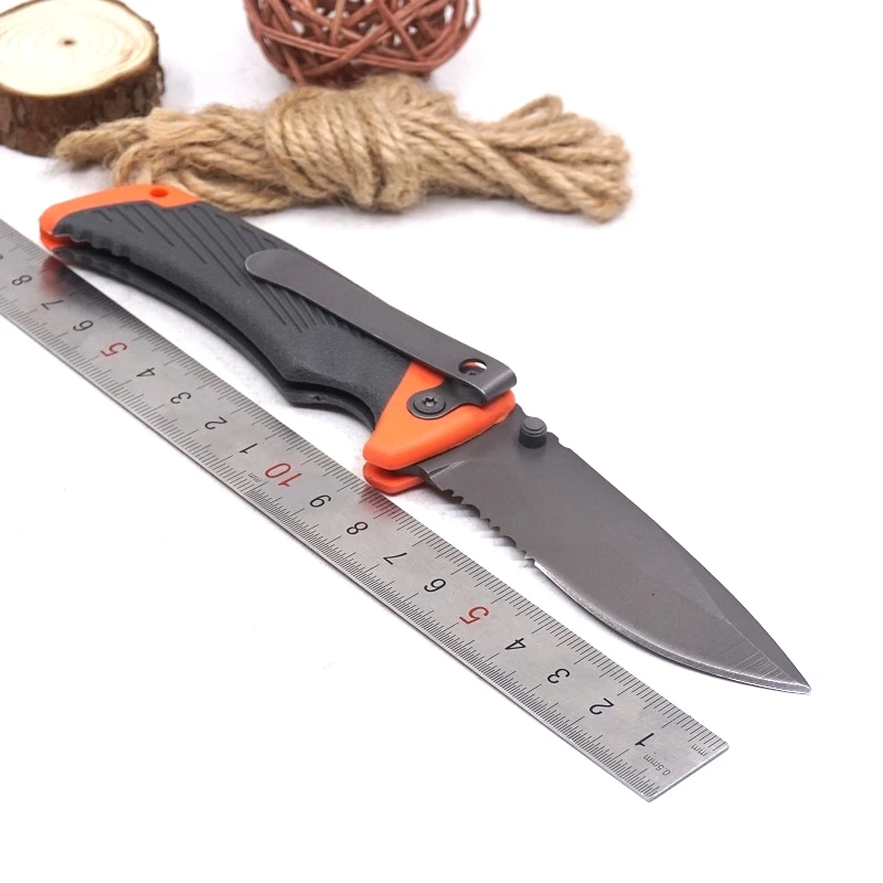Folding Survival Pocket Knife Outdoor Tactical Knife Combat mini