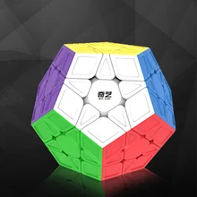 New 12 sides Speed Cubes Pentagon 12 Sides PVC Sticker Dodecahedron Toy Puzzle Toys