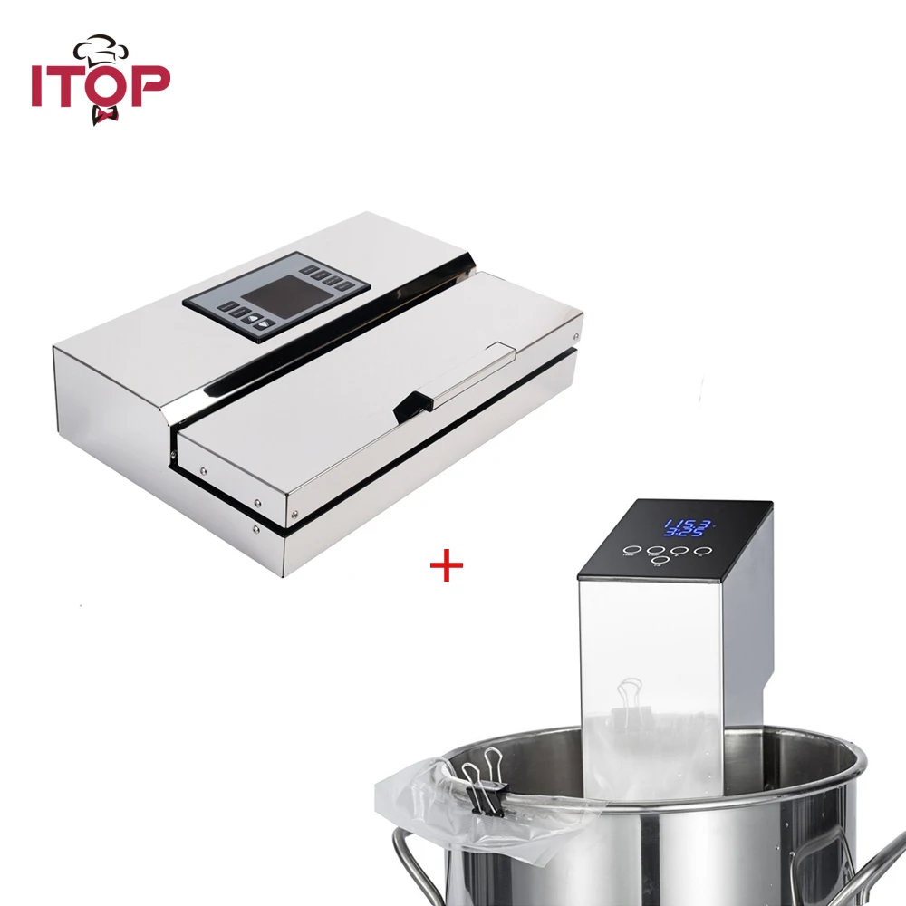 ITOP Sous Vide + Vacuum Packing Machine 2pcs/set Stainless Steel