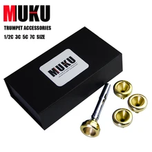 Copper Alloy Trumpet Mouthpiece  1-1/2C 7C 5C 3C Size MUKU Trumpet Accessories 1 set  Copper Alloy Trumpet Mouthpiece  1-1/2C 7C 5C 3C Size MUKU Trumpet Accessories 1 set