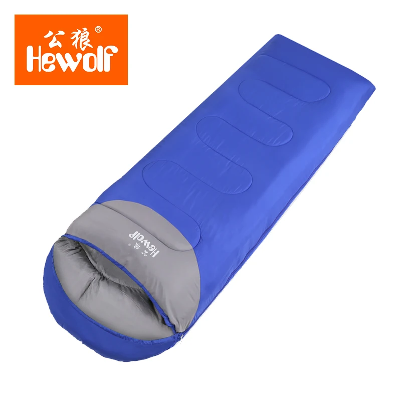 Hewolf Outdoor Adult UltraLight Sleeping Bag Spring Summer Travel Couple Camping Indoor Cover