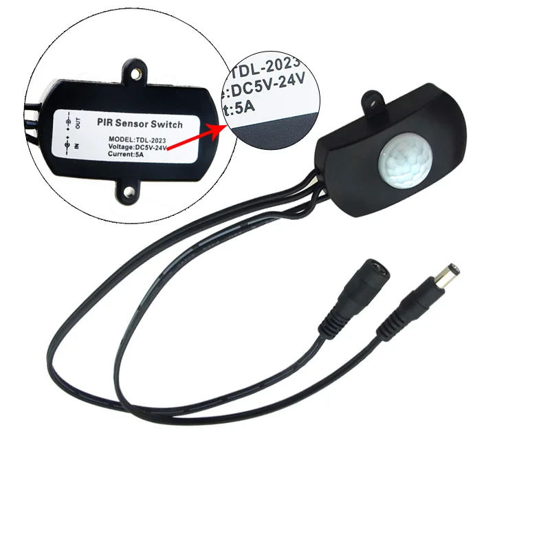 pir sensor switch 5v 12v 24v