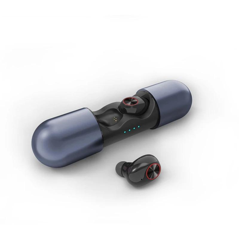Bluetooth наушники TWS Наушники Беспроводные Bluetooth 5,0 наушники стерео Bluetooth наушники с микрофоном и зарядным устройством