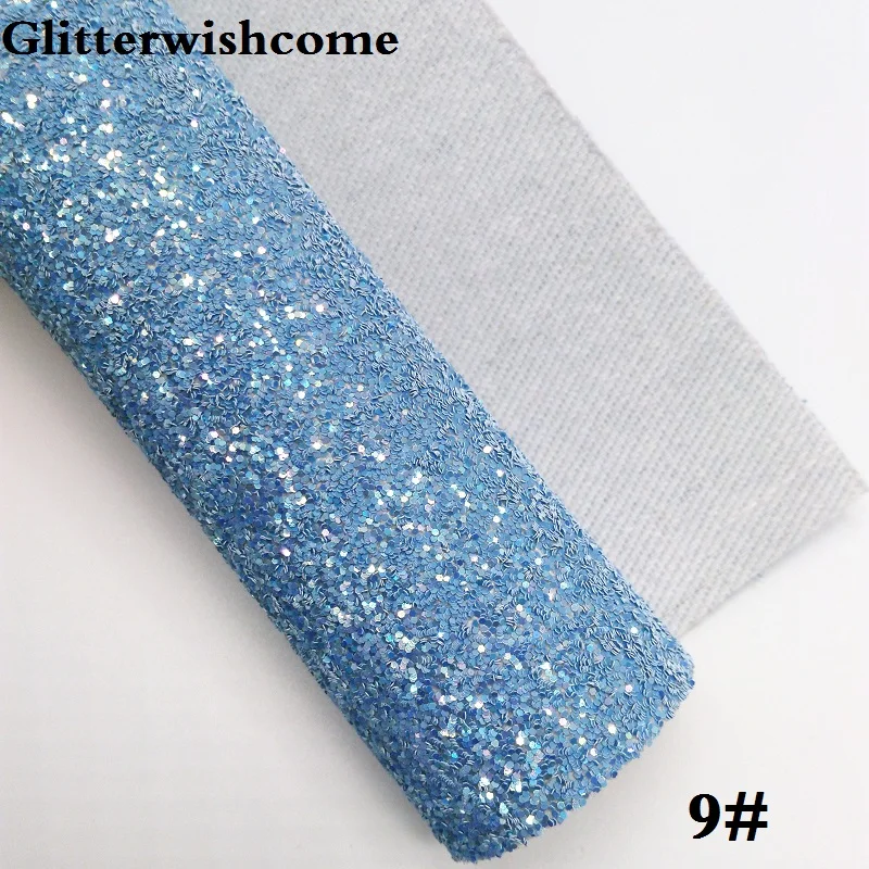 Glitterwishcome 21X29 см A4 размер винил для луков с эффектом блестящей кожи Ткань Винил для луков, GM231A