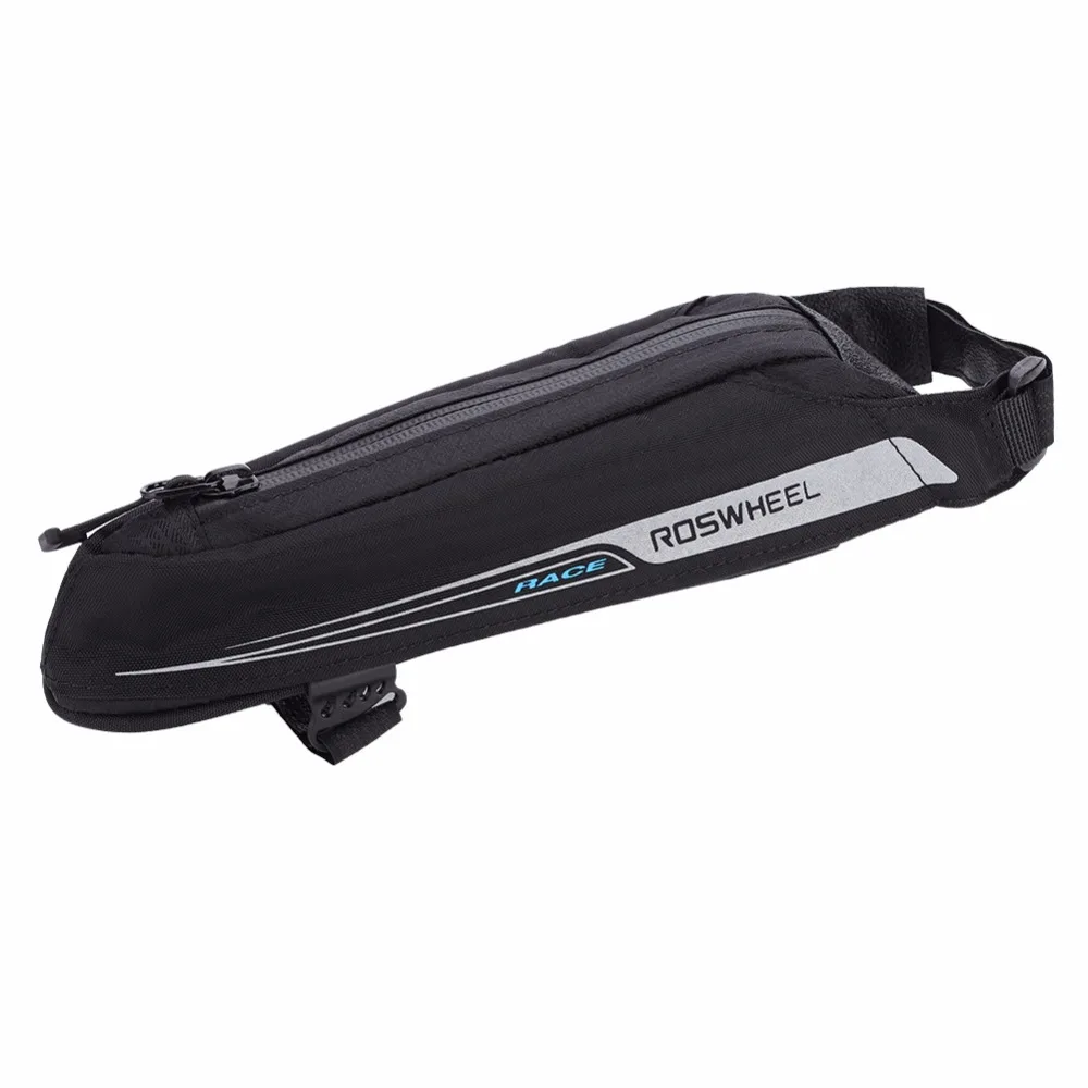 

Bicycle Bag Mountain Bike Cycling Top Tube Bags Jacquard Mini Streamlined Bicycle Front Beam Storage Pouch Bicycle Accessories