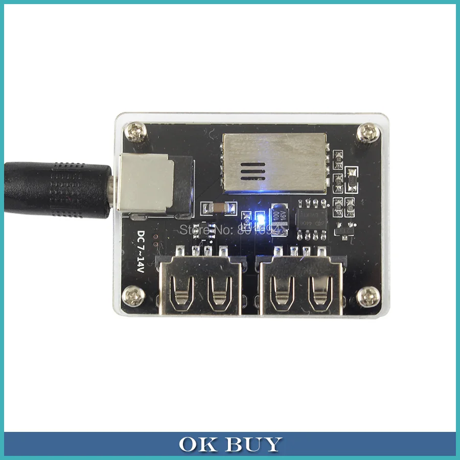 

2 USB DC-DC 7V~14V 12V9V To 5V 4A Mini Cell Phone Charger For iPhone Android Phone Buck Converter