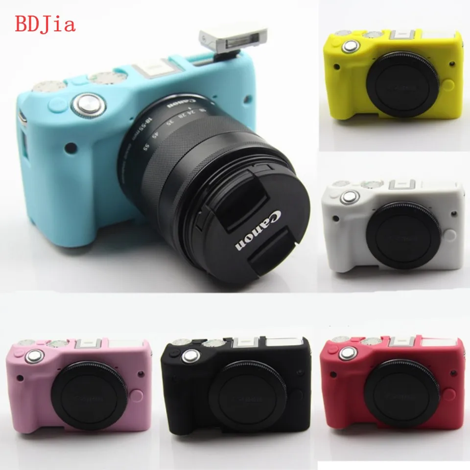 

High Quality Silicone Camera Case Bag Cover for Canon EOS M3 eosm3 Camera In 6 Colors,Free Shipping