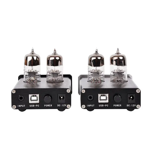 2704 / 7022 Chip USB DAC / Preamp PC Sound Card Vacuum Tube Headphone Amplifier