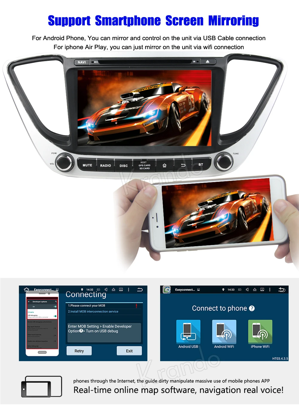 Clearance Krando 8" Android 8.0 car navigation multimedia system for Hyundai Verna 2017 audio radio gps dvd player WIFI 3G bluetooth DAB+ 4 Clearance Krando 8" Android 8.0 car navigation multimedia system for Hyundai Verna 2017 audio radio gps dvd player WIFI 3G bluetooth DAB+ 4