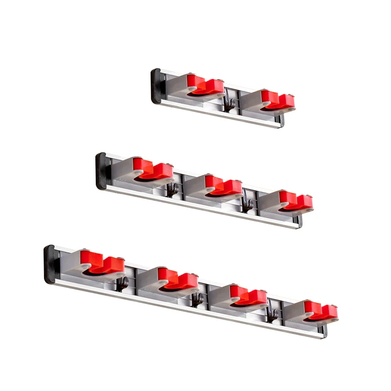 East Mop Holder Kitchen Organizer Wall Shelf Mounted Hanger Storage Mop Brush Broom Organizer