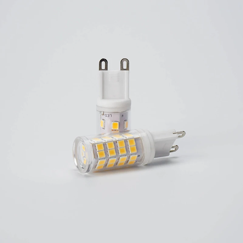 G9 светодиодный светильник без мерцания 2835SMD, 220 В, 2 Вт, 4 Вт, 6 Вт, 8 Вт, светодиодный керамический светильник на 360 градусов, кукурузный светильник, галогенная лампа для люстры