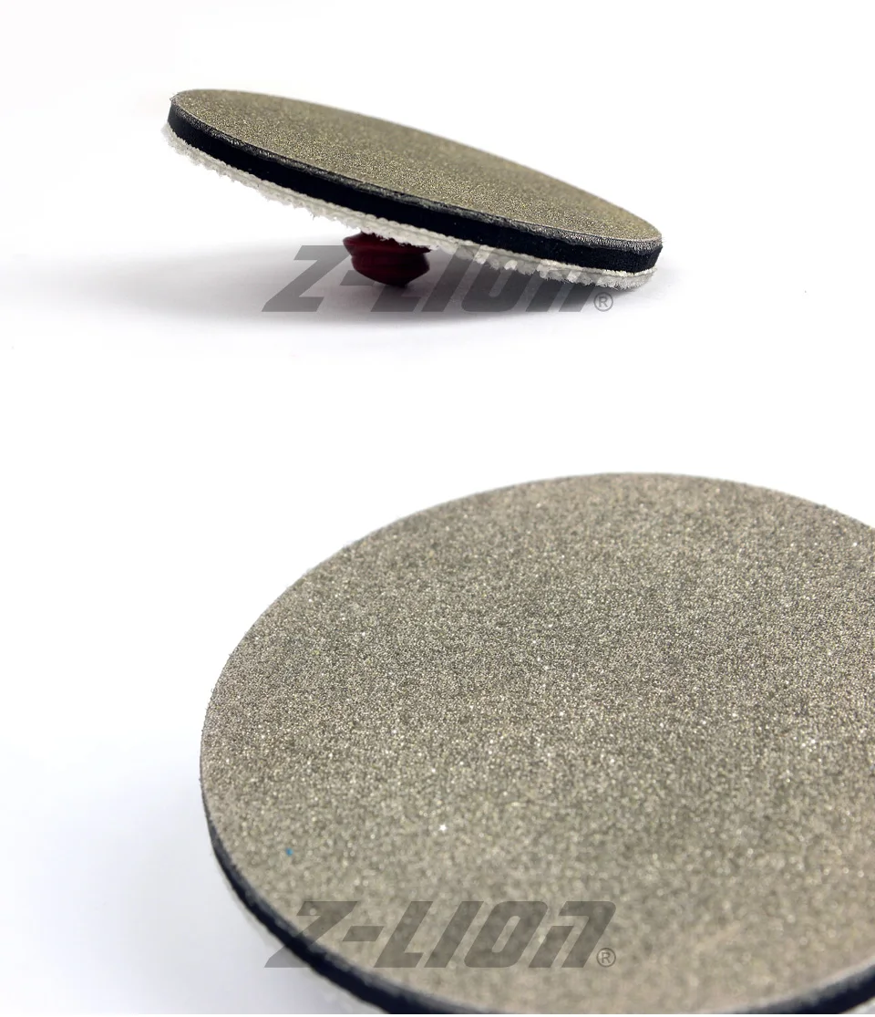 Z-LION 50 мм Алмазный шлифовальный диск 2 дюймов рулонный замок стекло Керамика гранит шлифовальный круг абразивный дремель наждачная бумага диск листы