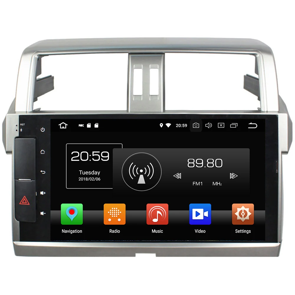 2 Din 10 1 Android 8 0 Octa Core 4GB RAM 32GB ROM GPS Navigation Bluetooth